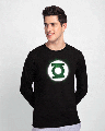 Shop Green Lantern Glow In Dark Full Sleeve T-Shirt (DCL)-Front