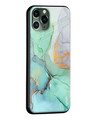 Shop Iphone 11 Pro Max Green Marble Glass Case-Design