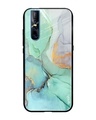 Shop Marble Printed Premium Glass Cover for Vivo V15 Pro (Shock Proof, Lightweight)-Front