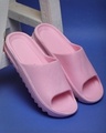 Shop Greentech Women's Pink Sliders-Front