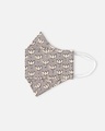 Shop Grey All Over Printed Everyday Mask-Design