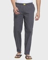 Shop Grey AOP Geometric Print D Pyjamas-Front