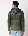 Shop Men's Multicolor Puffer Jacket With Detachable Hood-Full