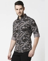 Shop Grey Camo Full Sleeve Shirt-Design