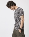 Shop Grey Camo Half Sleeve Camo T-Shirt-Design