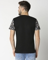 Shop Grey Camo Sleeve Color Block Camo T-Shirt-Full