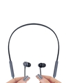 Shop Grey in the Ear Bluetooth Headphones-Front