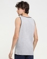 Shop Grey Melange Contrast Binding Pocket Vest-Design