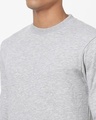 Shop Men's Grey Melange Sweatshirt
