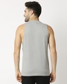 Shop Men's Grey Deep Armhole Oversized Vest-Full