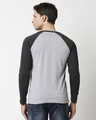 Shop Grey Melange Full Sleeve Raglan T-Shirt-Full