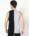 Shop Grey Melange Half & Half Vest-Design