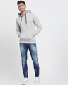 Shop Men's Grey Hoodies-Full