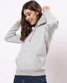Shop Women's Grey Plus Size Hoodie-Design