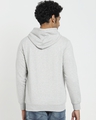 Shop Men's Grey Melange Plus Size Zipper Hoodie-Design