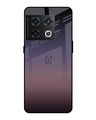 Shop Grey Ombre Premium Glass Case for OnePlus 10 Pro(Shock Proof, Scratch Resistant)-Front