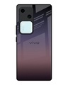 Shop Grey Ombre Premium Glass Case for Vivo V30 5G(Shock Proof, Scratch Resistant)-Front