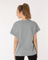 Shop Grey Sky Melange Boyfriend T-Shirt-Design