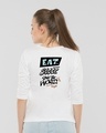 Shop Groot Munching 3/4th Sleeve Slim Fit T-Shirt (GOTGL)-Design