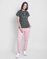 Shop Grow Positive Thoughts Boyfriend T-Shirt Nimbus Grey-Design