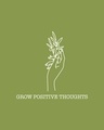 Shop Grow Positive Thoughts Round Neck 3/4th Sleeve T-Shirt Woodbine Green-Full