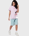 Shop Women's Purple Grumpy & Gorgeous Graphic Printed Boyfriend T-shirt-Design
