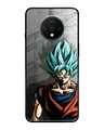 Shop Grunge Goku Premium Glass Case for OnePlus 7T (Shock Proof,Scratch Resistant)-Front