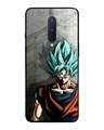 Shop Grunge Goku Premium Glass Case for OnePlus 8 (Shock Proof,Scratch Resistant)-Front