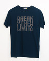 Shop Grunge Limits Half Sleeve T-Shirt-Front