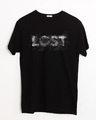 Shop Grunge Lost Half Sleeve T-Shirt-Front