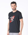 Shop Grunge Never Give Up Half Sleeve T-Shirt-Design
