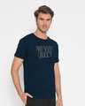 Shop Grunge Never Quit Half Sleeve T-Shirt-Design
