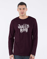 Shop Gully Boy Hip Hop Full Sleeve T-Shirt-Front