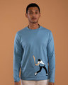 Shop Gully Cricket Full Sleeve T-Shirt-Front