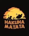 Shop Hakuna Matata Sunset Boyfriend T-Shirt (DL)-Full