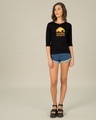 Shop Hakuna Matata Sunset Round Neck 3/4th Sleeve T-Shirt (DL)-Design