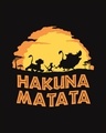 Shop Hakuna Matata Sunset Scoop Neck Full Sleeve T-Shirt (DL)-Full