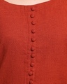 Shop Women's Orange Front Open Buttoned Top