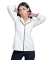 Shop Monochrome Lapel Collar Shirt-Front
