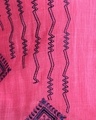 Shop Pink Kurta With Blue Embroidery