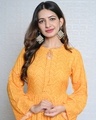 Shop Women's Yellow Leheriya Bell Sleeves Dress-Design