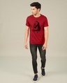 Shop Halftone Illustration Of Seth Half Sleeve T-Shirt (WWEL)-Full