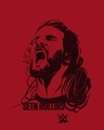 Shop Halftone Illustration Of Seth Half Sleeve T-Shirt (WWEL)