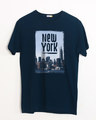 Shop Halftone New York Half Sleeve T-Shirt-Front