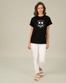Shop Halloween Pumpkin Glow In Dark Boyfriend T-Shirt -Design