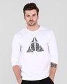Shop Hallows Tri Full Sleeve T-Shirt (HP)-Front