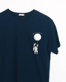 Shop Hanging Astronaut Pocket Half Sleeve T-Shirt-Front