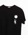 Shop Hanging Astronaut Pocket Half Sleeve T-Shirt-Front