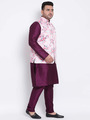 Shop 3 Pics 3pc Kurta Pyjama Nehru-Design