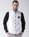 Shop Printed Casual Nehru Jacket-Front